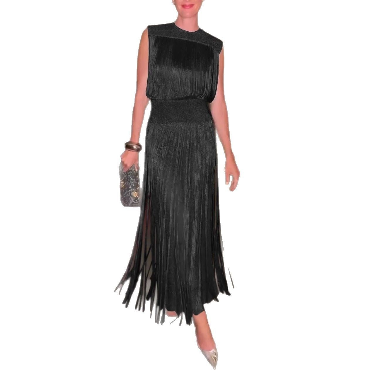 The Showstopper Fringe Party Dress – Perfect for Parties - Leggings Co