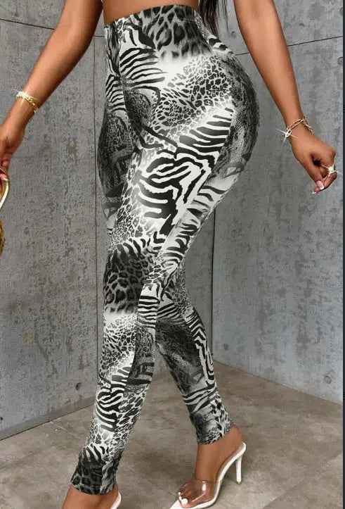 Women'S Color Block Leggings - Fit Stretchy Printed Athleis - Leggings Co